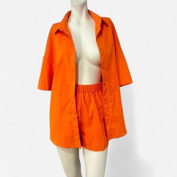 Orange two piece set - Picture 1 of 4